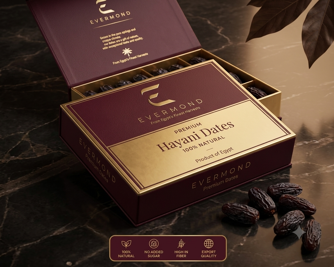 EVERMOND Premium Egyptian Hayany Dates