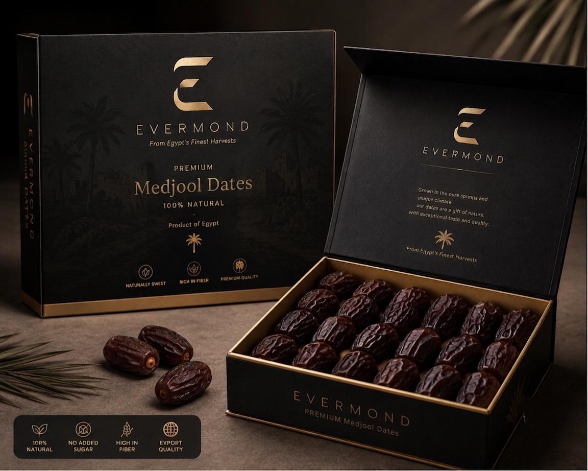 EVERMOND Premium Egyptian Medjool Dates