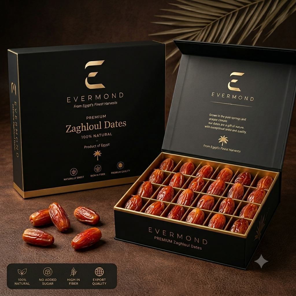 EVERMOND Premium Egyptian Zaghloul Dates